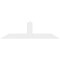 Ekena Millwork Portland Architectural Grade PVC Gable Bracket, 72"W x 21"H x 2"D x 6"F, 7/12 Pitch GBP072X21X0206POR00 - alternate 4